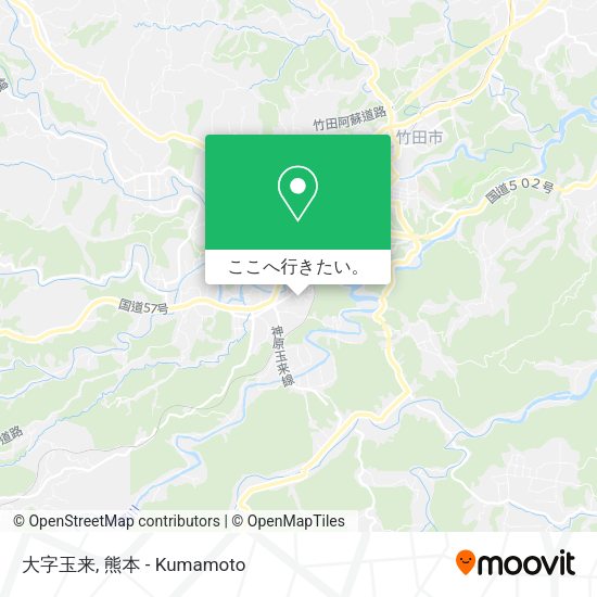 大字玉来地図