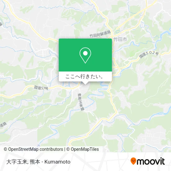 大字玉来地図