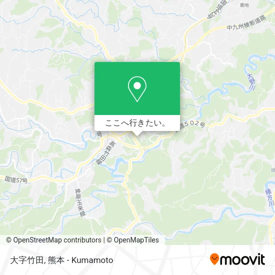 大字竹田地図