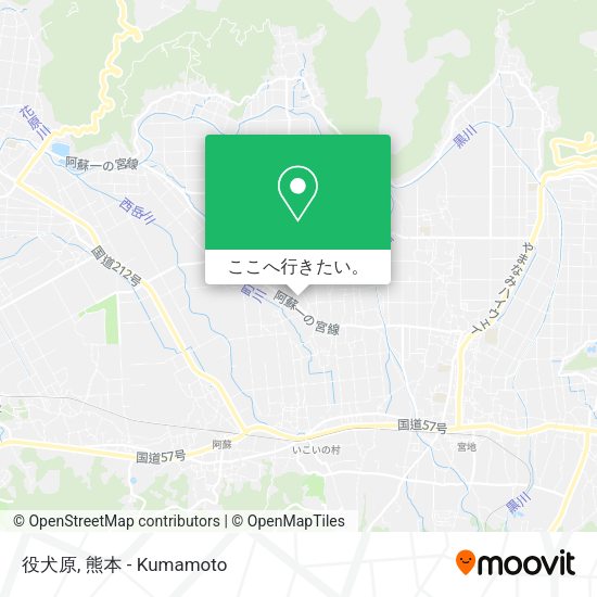 役犬原地図