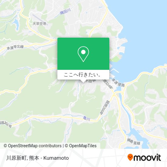 川原新町地図