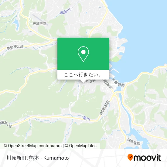 川原新町地図