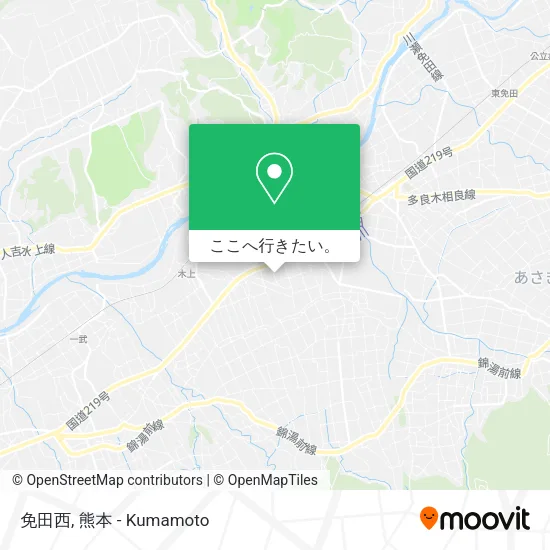 免田西地図