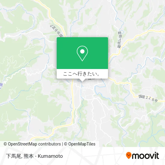 下馬尾地図