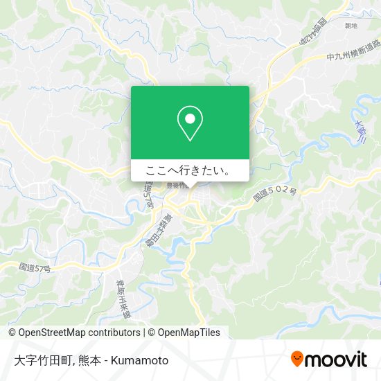 大字竹田町地図