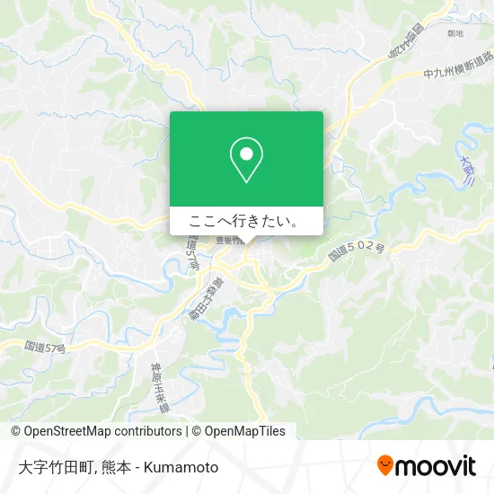 大字竹田町地図