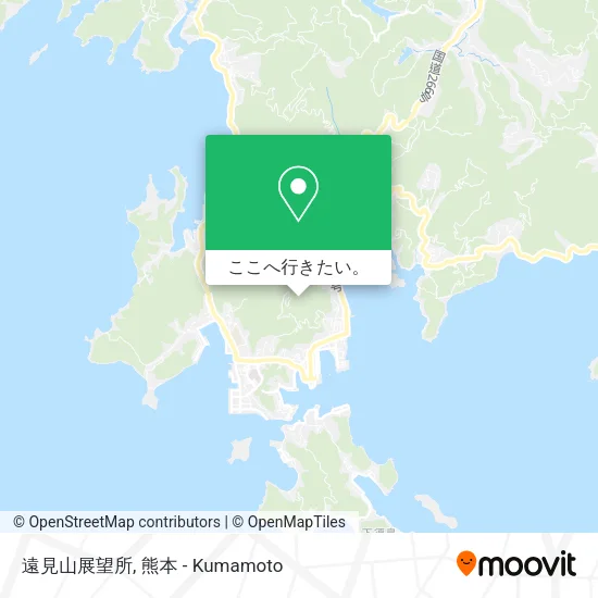 遠見山展望所地図