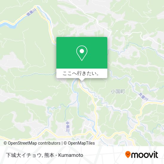 下城大イチョウ地図