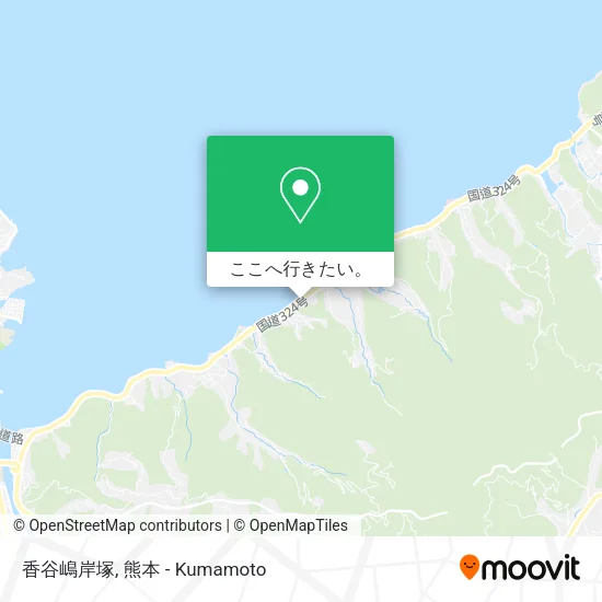 香谷嶋岸塚地図