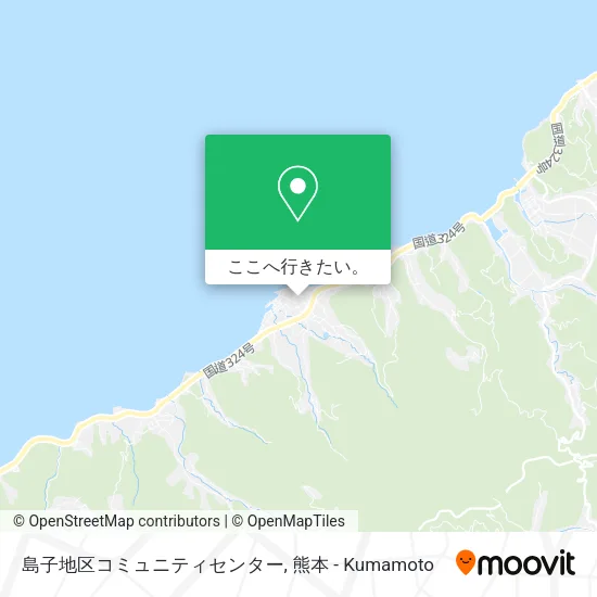 島子地区コミュニティセンター地図