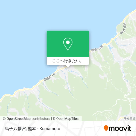 島子八幡宮地図