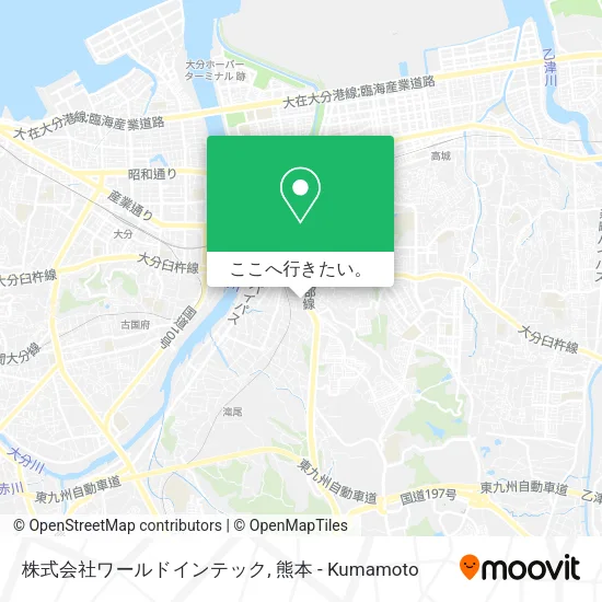 株式会社ワールドインテック地図