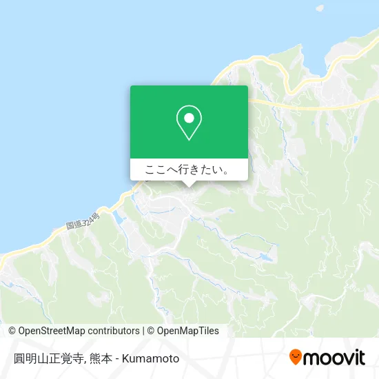 圓明山正覚寺地図