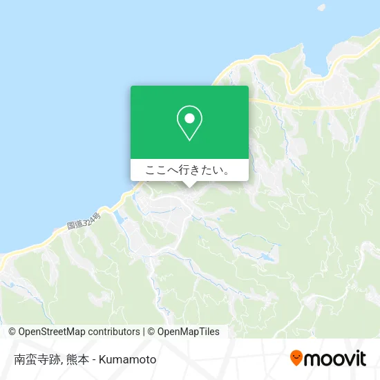 南蛮寺跡地図