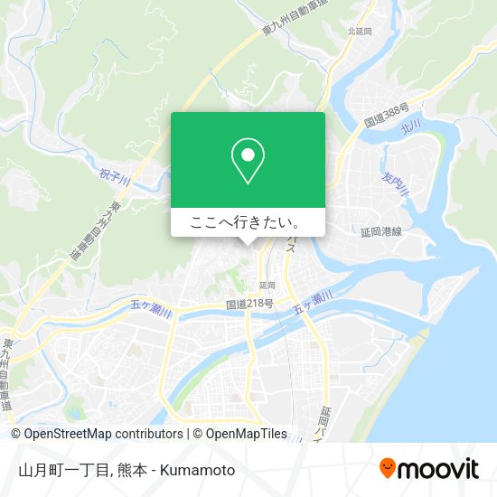 山月町一丁目地図