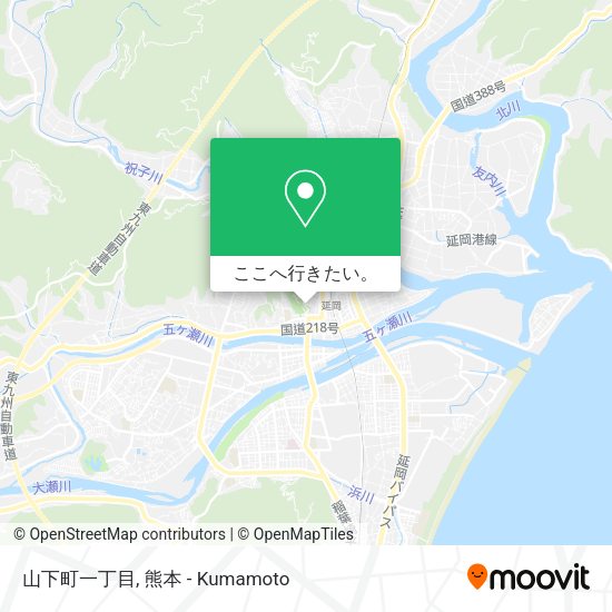 山下町一丁目地図