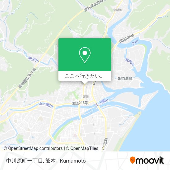 中川原町一丁目地図