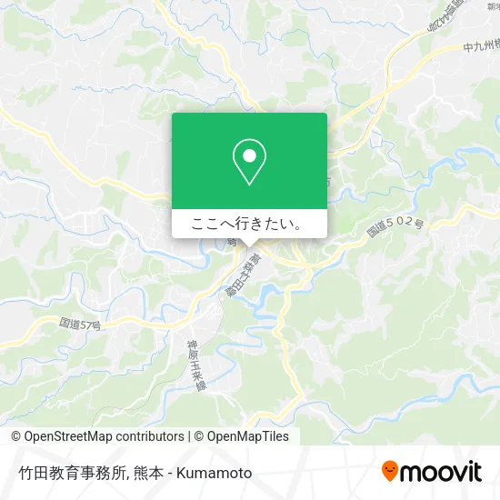 竹田教育事務所地図