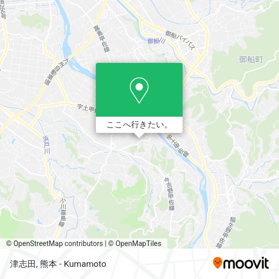 津志田地図