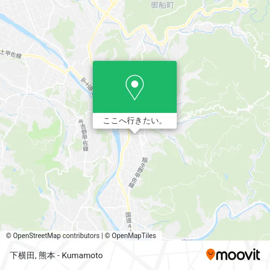 下横田地図
