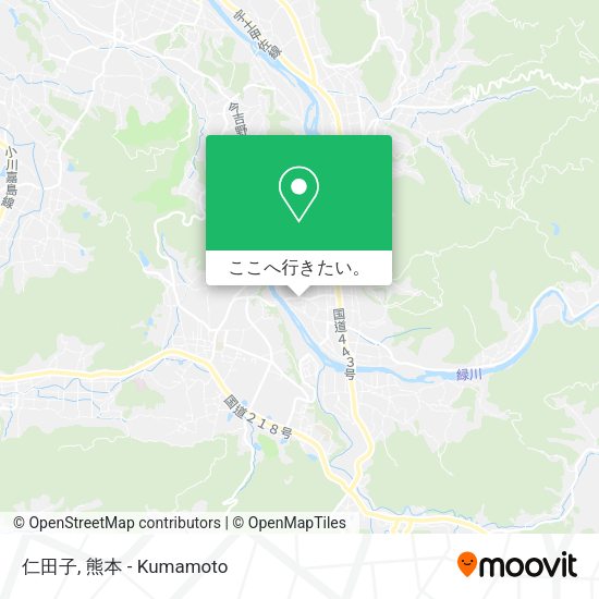 仁田子地図