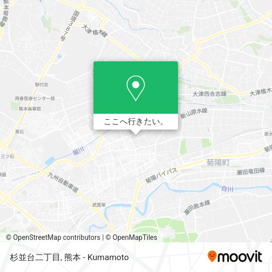 杉並台二丁目地図