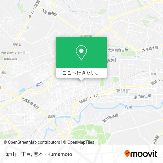 新山一丁目地図