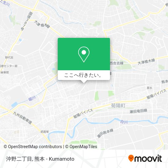 沖野二丁目地図