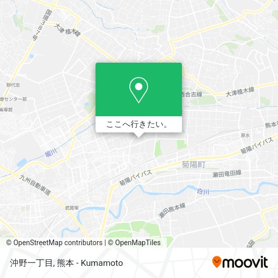 沖野一丁目地図