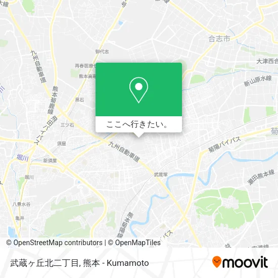 武蔵ヶ丘北二丁目地図