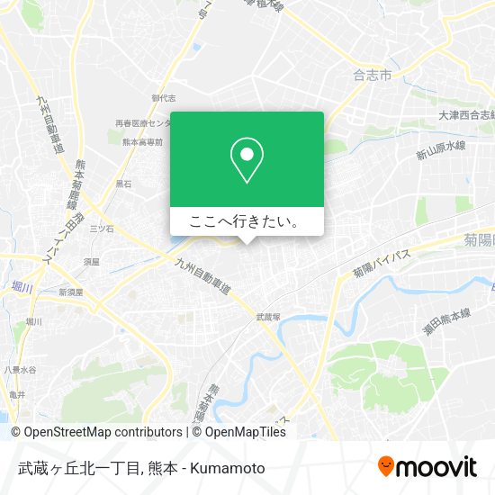 武蔵ヶ丘北一丁目地図