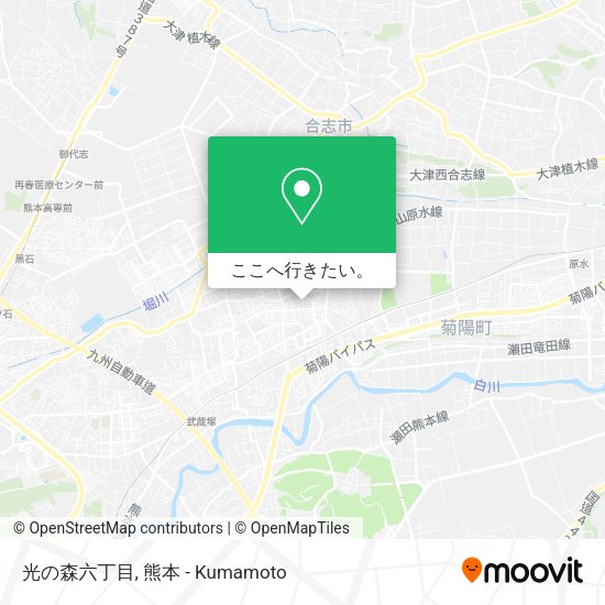 光の森六丁目地図