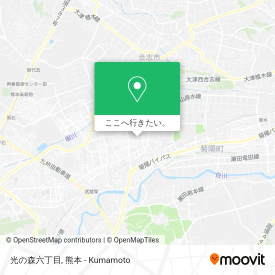光の森六丁目地図
