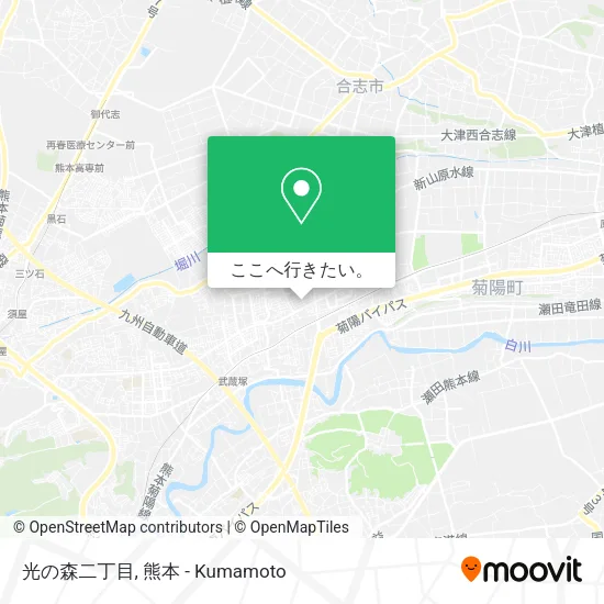 光の森二丁目地図