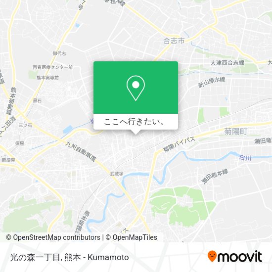 光の森一丁目地図