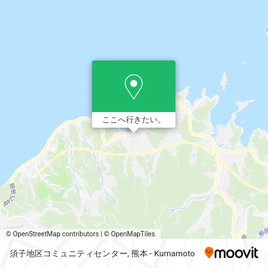 須子地区コミュニティセンター地図