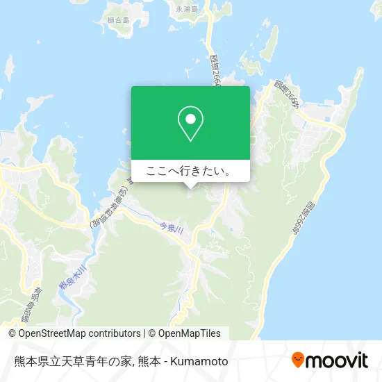 熊本県立天草青年の家地図