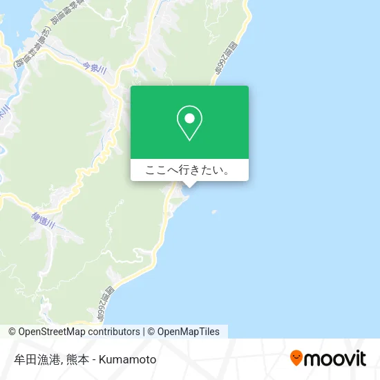 牟田漁港地図
