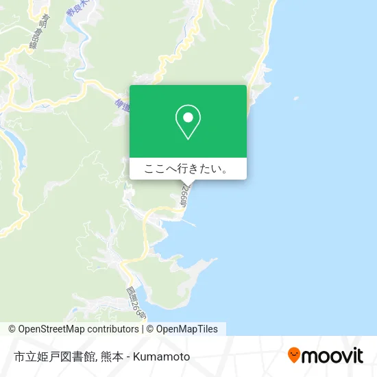 市立姫戸図書館地図