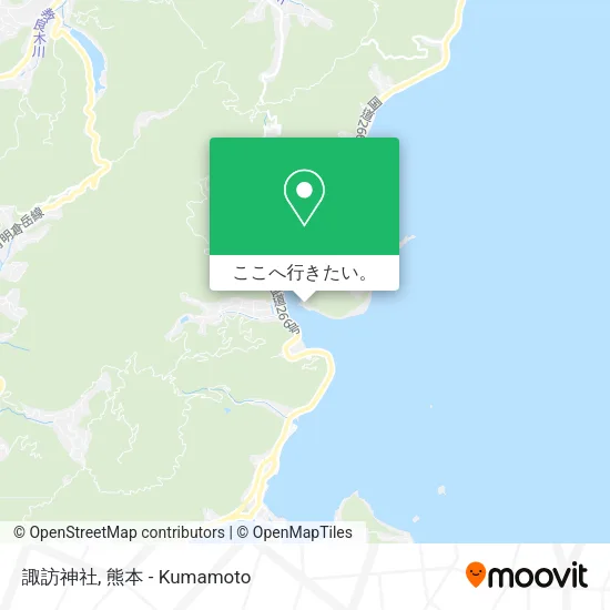 諏訪神社地図