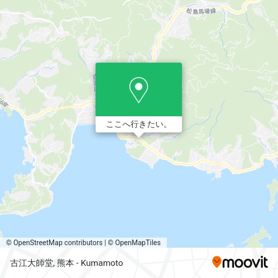 古江大師堂地図