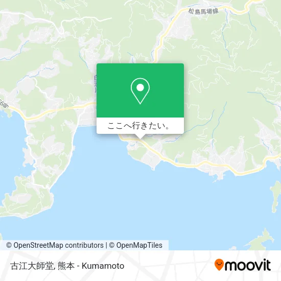 古江大師堂地図