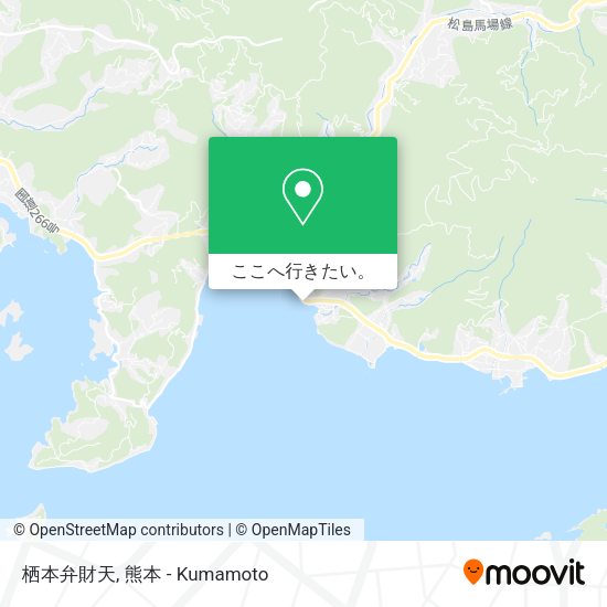 栖本弁財天地図