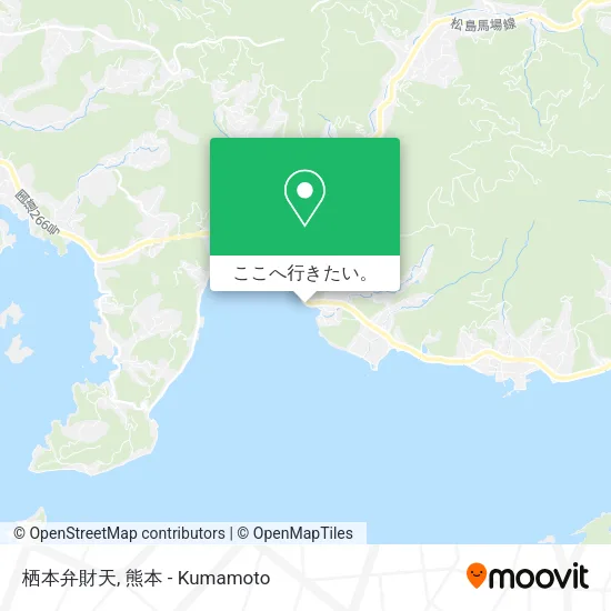 栖本弁財天地図