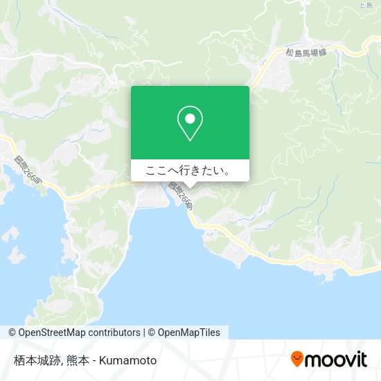 栖本城跡地図