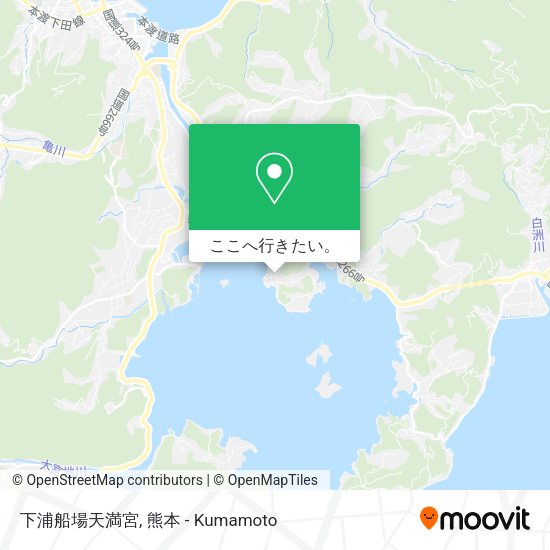 下浦船場天満宮地図