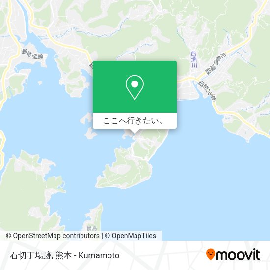 石切丁場跡地図