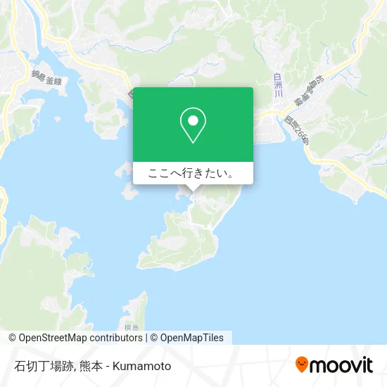 石切丁場跡地図