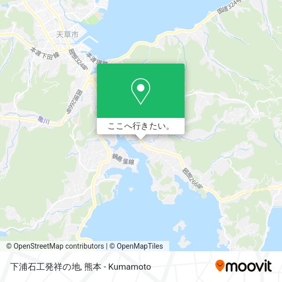 下浦石工発祥の地地図