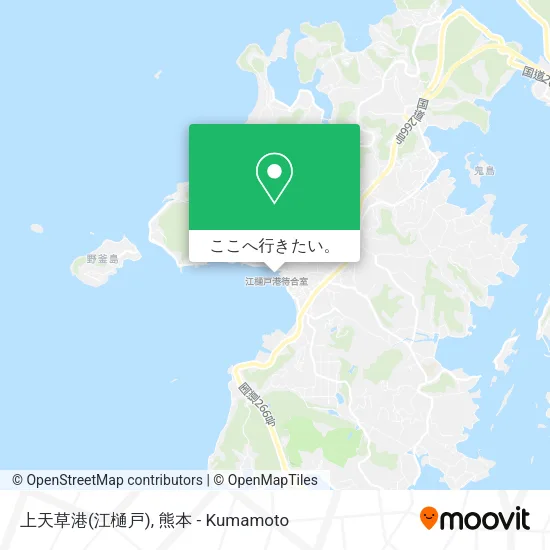 上天草港(江樋戸)地図